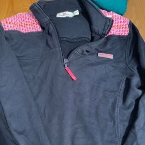 Navy vineyard vines zip up